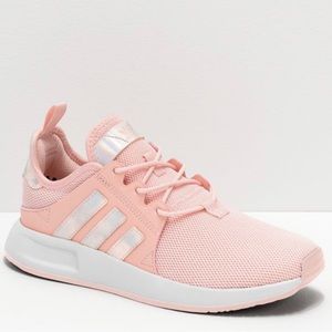 Adidas womens/youth holographic pink X_PLR sneakers